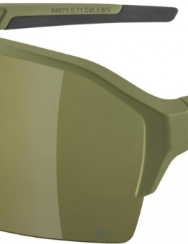 ALPINA Cyklistické okuliare RAM HR Q-Lite olivové mat
