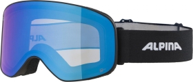 ALPINA Lyžiarske okuliare SLOPE čierne matné Q-LITE modré