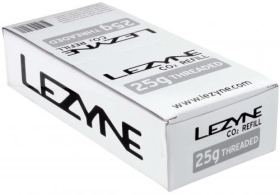 LEZYNE Bombičky CO2 box-30 ks, 25g, závit krabica 30ks