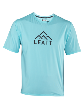 Leatt dres s krátkym rukávom MTB Trail 1.0 X-Flow, pánsky, aqua