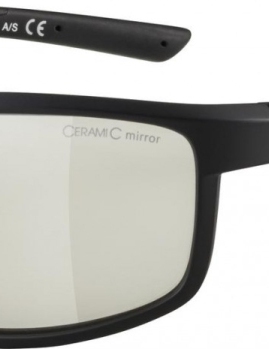 ALPINA Cyklistické okuliare DEFEY čierne matné, sklá: číre zrkadlové
