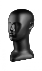FORCE figurína - hlava, čierna matná