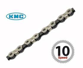 KMC Reťaz X 10 strieborno-čierna 116 článkov, X-10-93 6,6 m, 30 rýchlostí