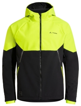 Vaude cyklistická bunda Qimsa Softshell, pánska, neon yellow