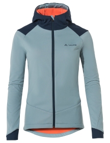 Vaude cyklistická bunda Qimsa Softshell, dámska, cloudy blue