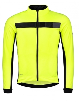 FORCE bunda FROST softshell pánska, fluo-čierna