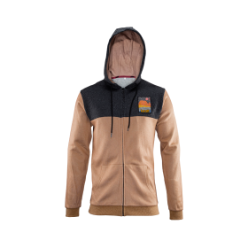 Leatt mikina Premium Desert na zips