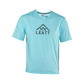 Leatt dres s krátkym rukávom MTB Trail 1.0 X-Flow, pánsky, aqua