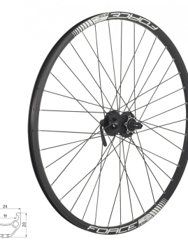 FORCE koleso predné BASIC DISC 559x19 HBM475, 6d, 36d