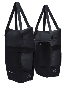 Vaude  dvojitá taška na nosič TwinShopper, black