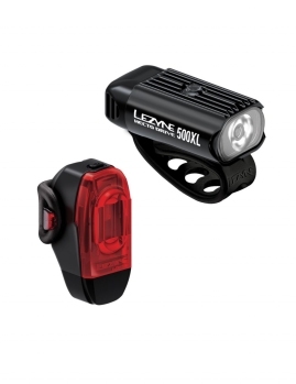 LEZYNE Set svetiel HECTO 500XL a KTV Drive+