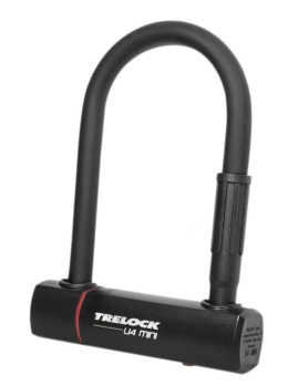 Trelock Zámok podkova U4 Mini 83 x 152 mm, držiak ZB 401