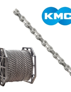 KMC Reťaz X 9-93  strieborno-šedá,  rolka 150 m, bez spájacích článkov