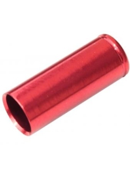 MAX1 Koncovka bowdenu CNC Alu, 5mm, utesnená červená - 100ks balenie 100 ks