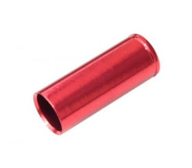 MAX1 Koncovka bowdenu CNC Alu, 5mm, červená - 100ks balenie 100 ks