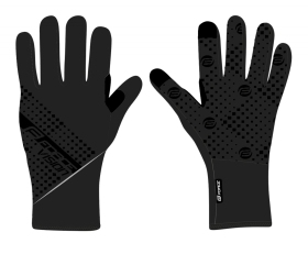 FORCE rukavice VISION softshell, jar-jeseň, čierne