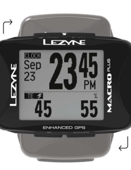 LEZYNE Cyklocomputer Macro PLUS GPS