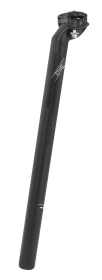 FORCE sedlovka BASIC P4.2 25,4 25,4 (alebo 27,2 / 30,9 / 31,6) /400mm, matná čierna
