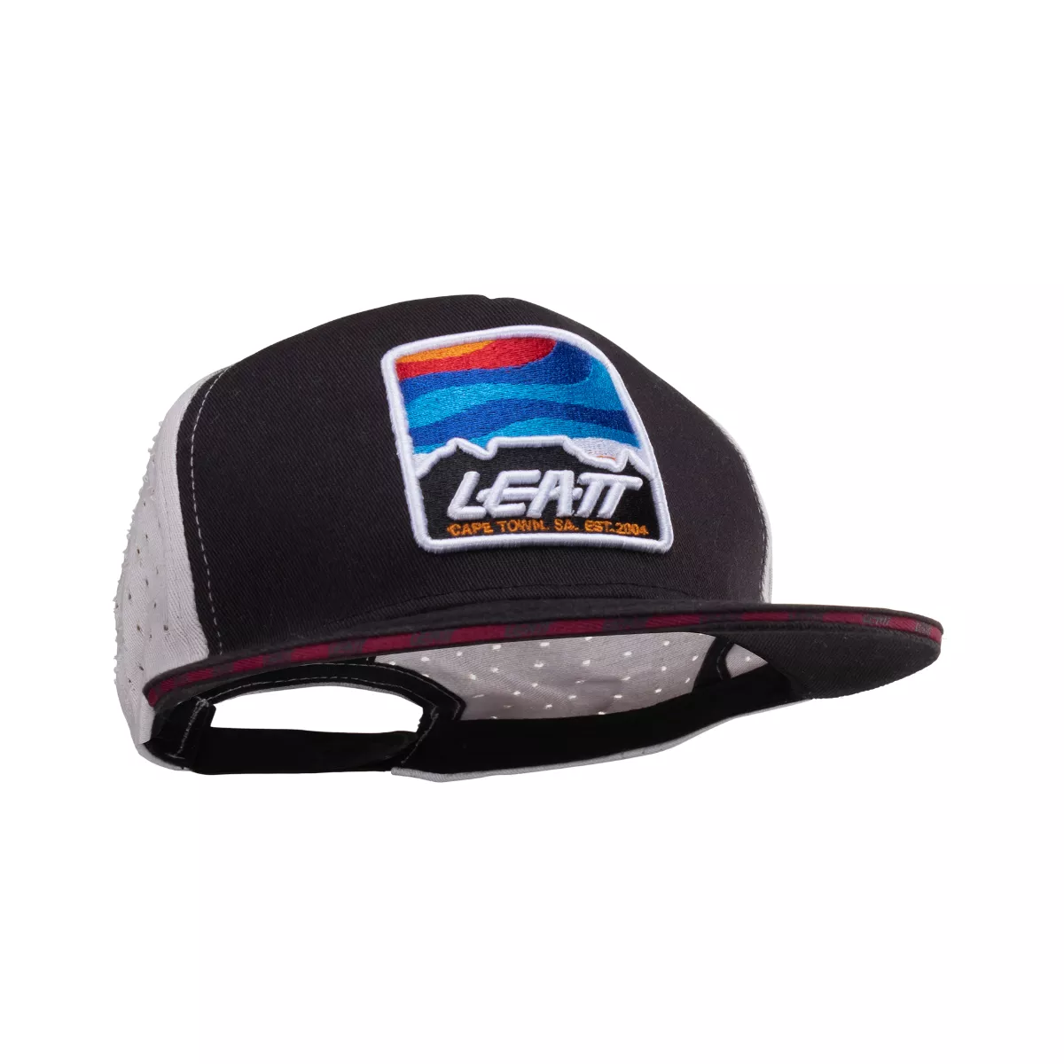 Leatt šiltovka Cap Tech, unisex, white/black